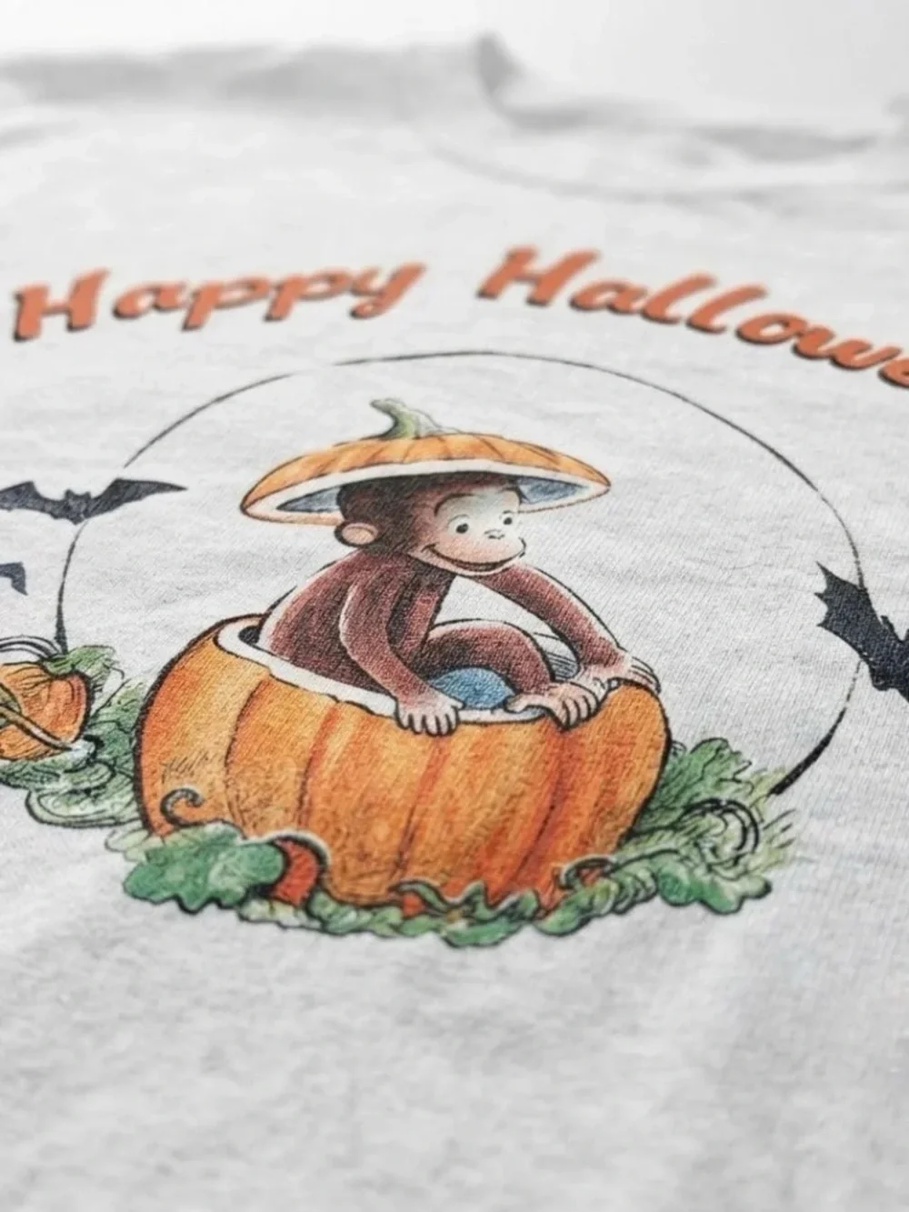 Happy Halloween Curious George Pumpkin Tee - Picture 2 of 2